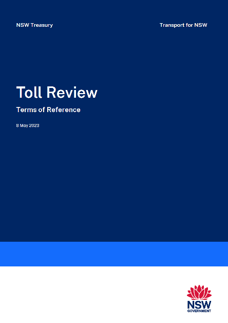 Toll review Terms of reference PDF