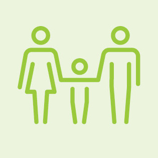 Illustration of a family